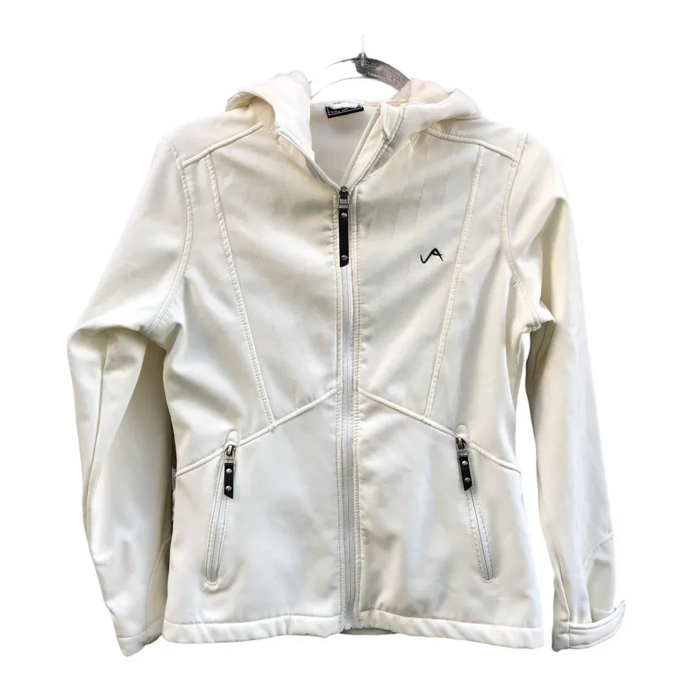 Vintage Vertical 9 Hooded Zip Up Jacket Small - Picture 1 of 7
